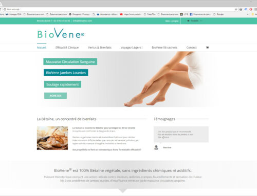 Création du site Internet Biovene