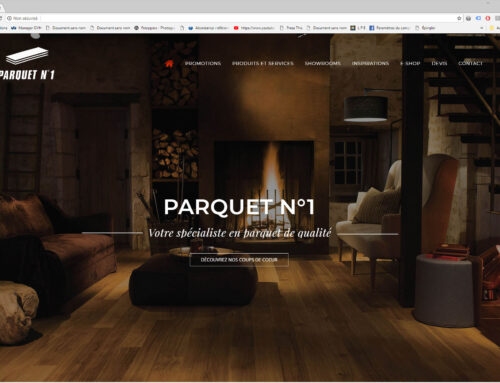 Création du site Internet Parquet N°1